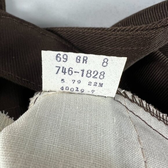 VTG 70s Levi's Jeans Students 24x27* 746 Bell Bottoms Dark Brown Denim Tag 25x28 - Picture 6 of 16